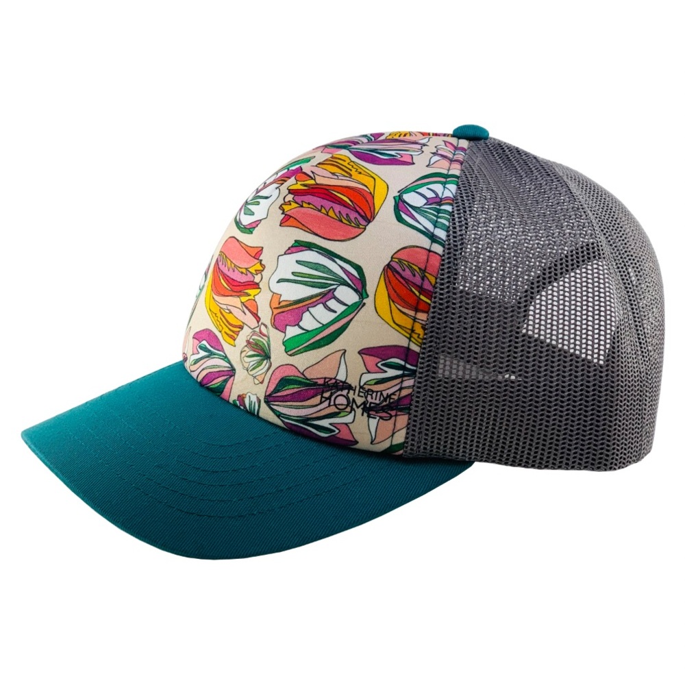 Katherine Homes Title Nine Tulip Mesh Trucker Snap Back Hat - Picture 4 of 13